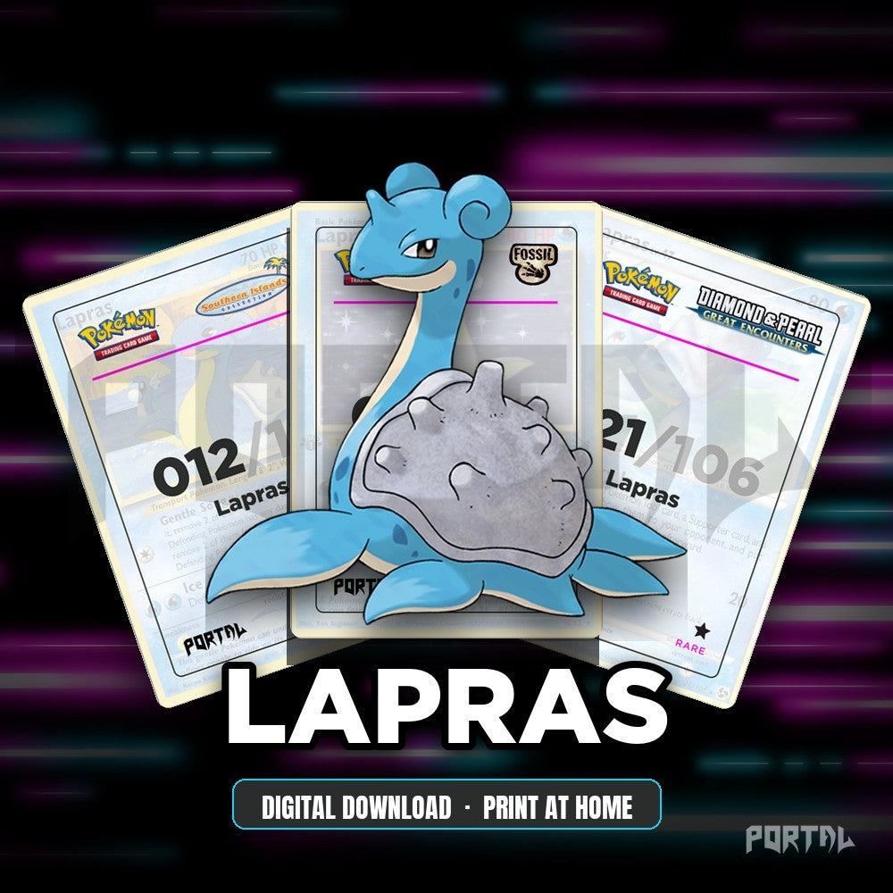 Lapras character master set placeholders, digital download