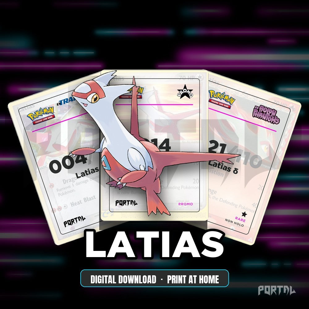 Latias character master set placeholders, digital download