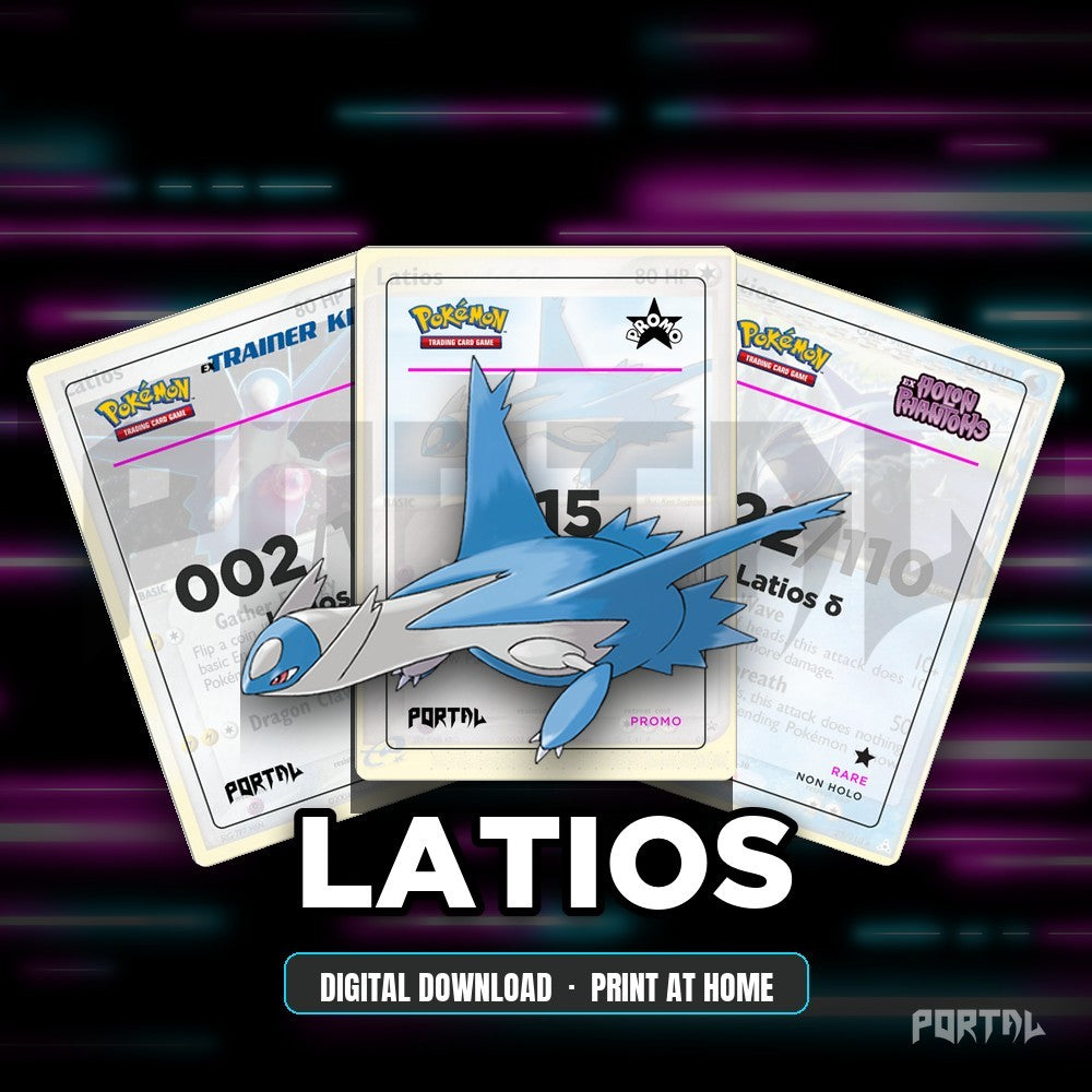 Latios character master set placeholders, digital download