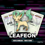 Leafeon character master set placeholders, digital download
