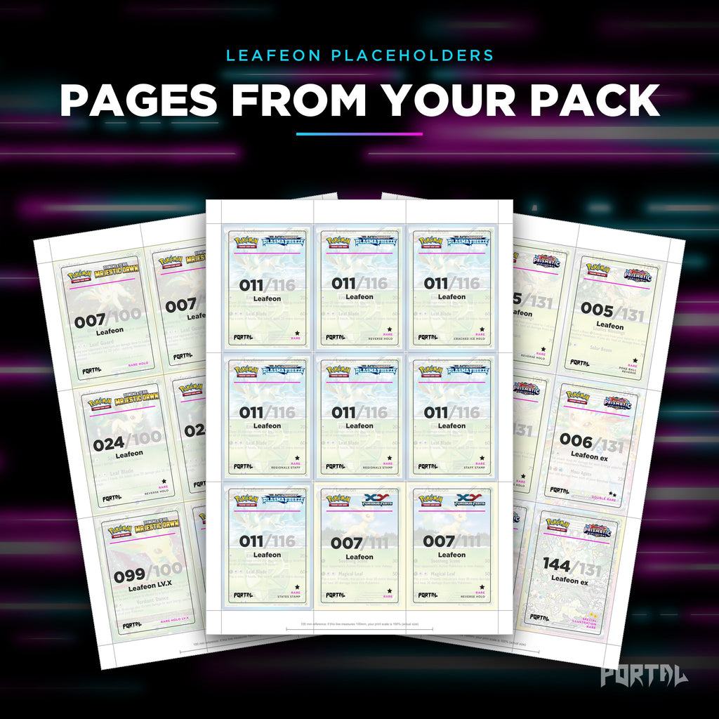 Pages from the Leafeon placeholder pack