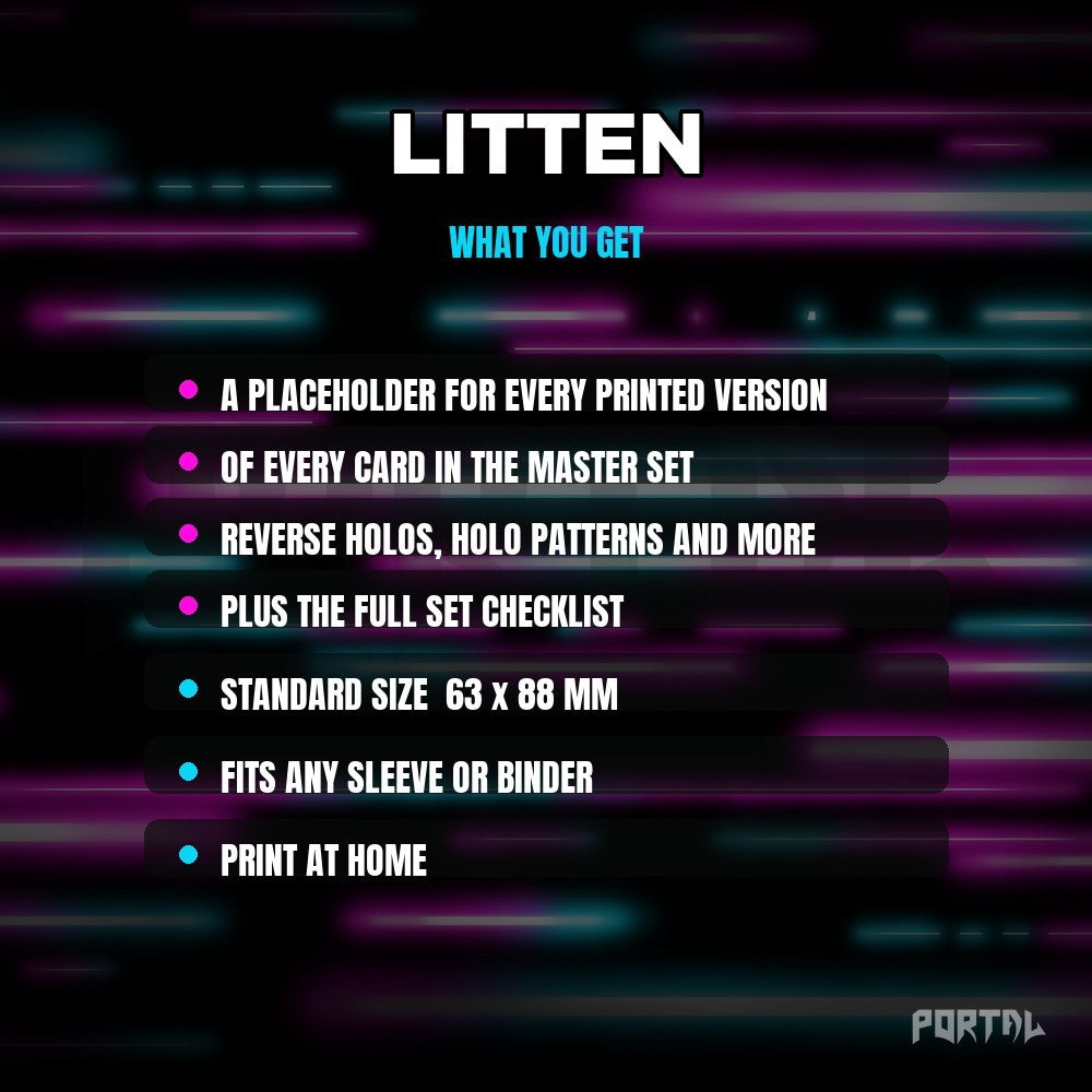 What you get in the Litten placeholder pack