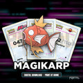 Magikarp character master set placeholders, digital download