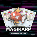 Magikarp character master set placeholders, digital download