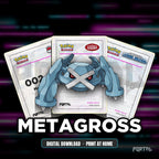 Metagross character master set placeholders, digital download