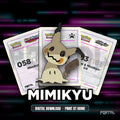 Mimikyu character master set placeholders, digital download