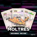 Moltres character master set placeholders, digital download