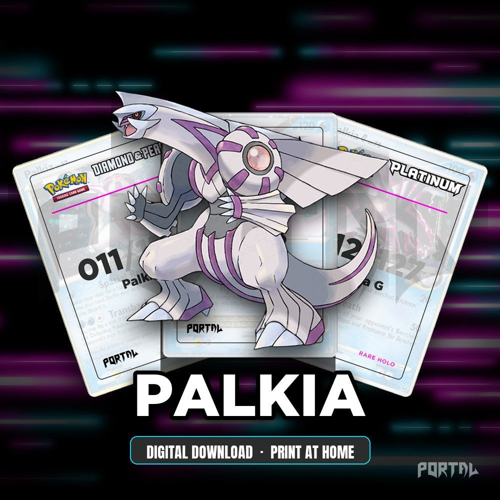 Palkia character master set placeholders, digital download