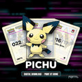 Pichu character master set placeholders, digital download