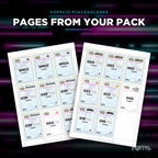 Pages from the Popplio placeholder pack