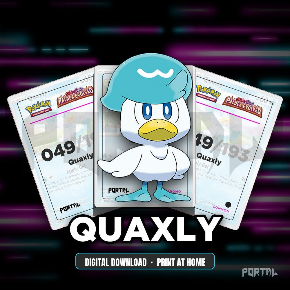 Quaxly character master set placeholders, digital download