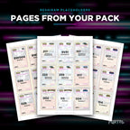 Pages from the Reshiram placeholder pack