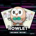 Rowlet character master set placeholders, digital download