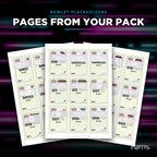 Pages from the Rowlet placeholder pack