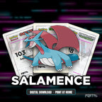 Salamence character master set placeholders, digital download