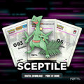 Sceptile character master set placeholders, digital download