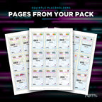 Pages from the Squirtle placeholder pack