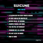 What you get in the Suicune placeholder pack