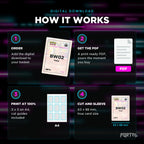 How the Tepig placeholders work: order, download, print, cut