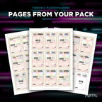 Pages from the Torchic placeholder pack