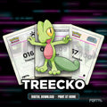 Treecko character master set placeholders, digital download