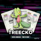 Treecko character master set placeholders, digital download