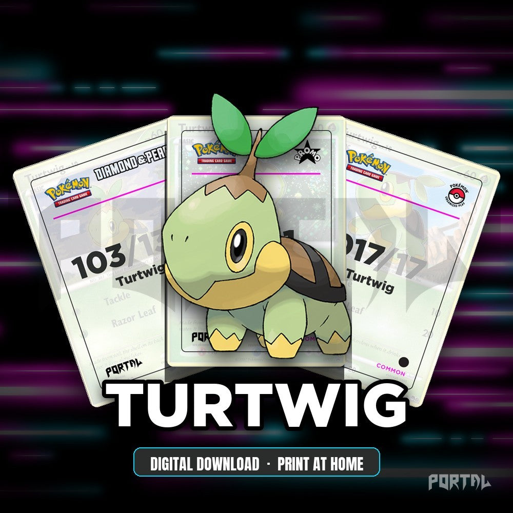 Turtwig character master set placeholders, digital download