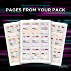 Pages from the Typhlosion placeholder pack