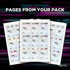 Pages from the Vaporeon placeholder pack