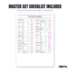 The Zekrom master set checklist included in the pack