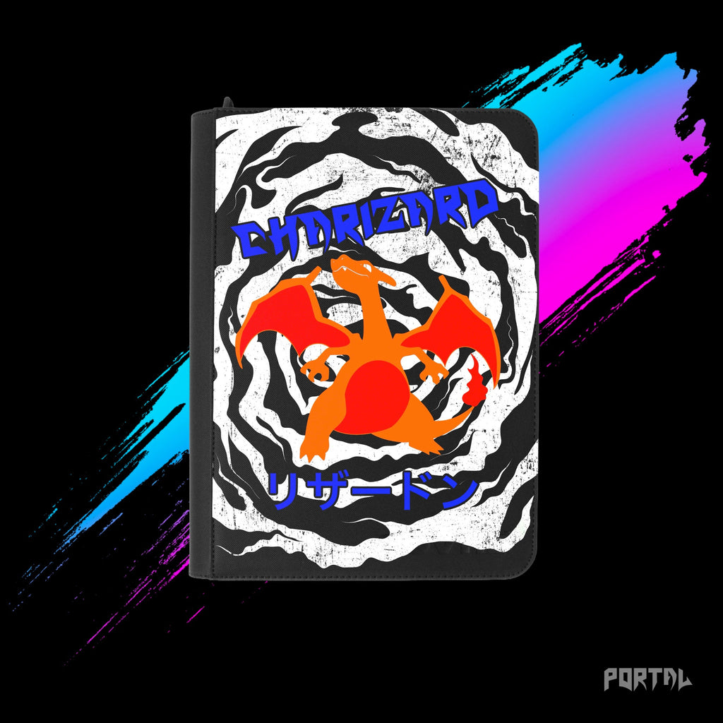 Pokemon Charizard character binder, front cover, Portal TCG