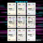 Gem Pack Vol 5 (Simplified Chinese) master set placeholders, binder page, Portal TCG