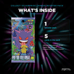 Collect 151 Surprise Simplified Chinese booster pack, what's inside: 5 cards. Official pack artwork shown.
