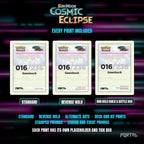 Pokemon Cosmic Eclipse master set placeholders, every print included, Portal TCG