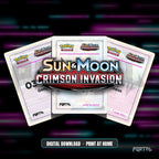 Pokemon Crimson Invasion master set placeholders, digital download, Portal TCG