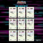 Pokemon Crimson Invasion master set placeholders, binder page, Portal TCG