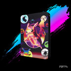 Pokemon Night Pikachu 30th Anniversary binder, side view, Portal TCG