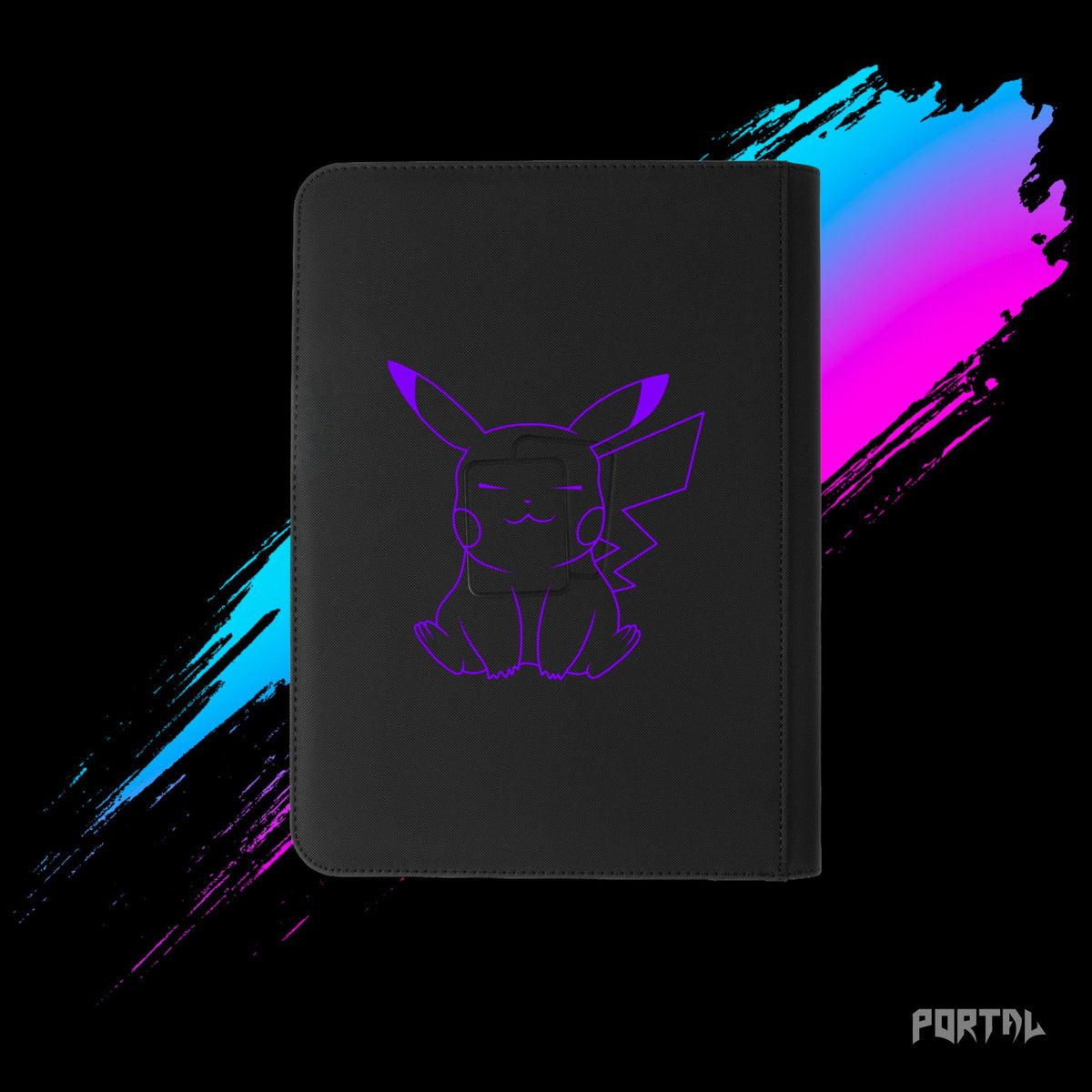 Pokemon Night Pikachu 30th Anniversary binder, back cover, Portal TCG