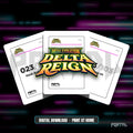 Delta Reign master set placeholder cards, digital download