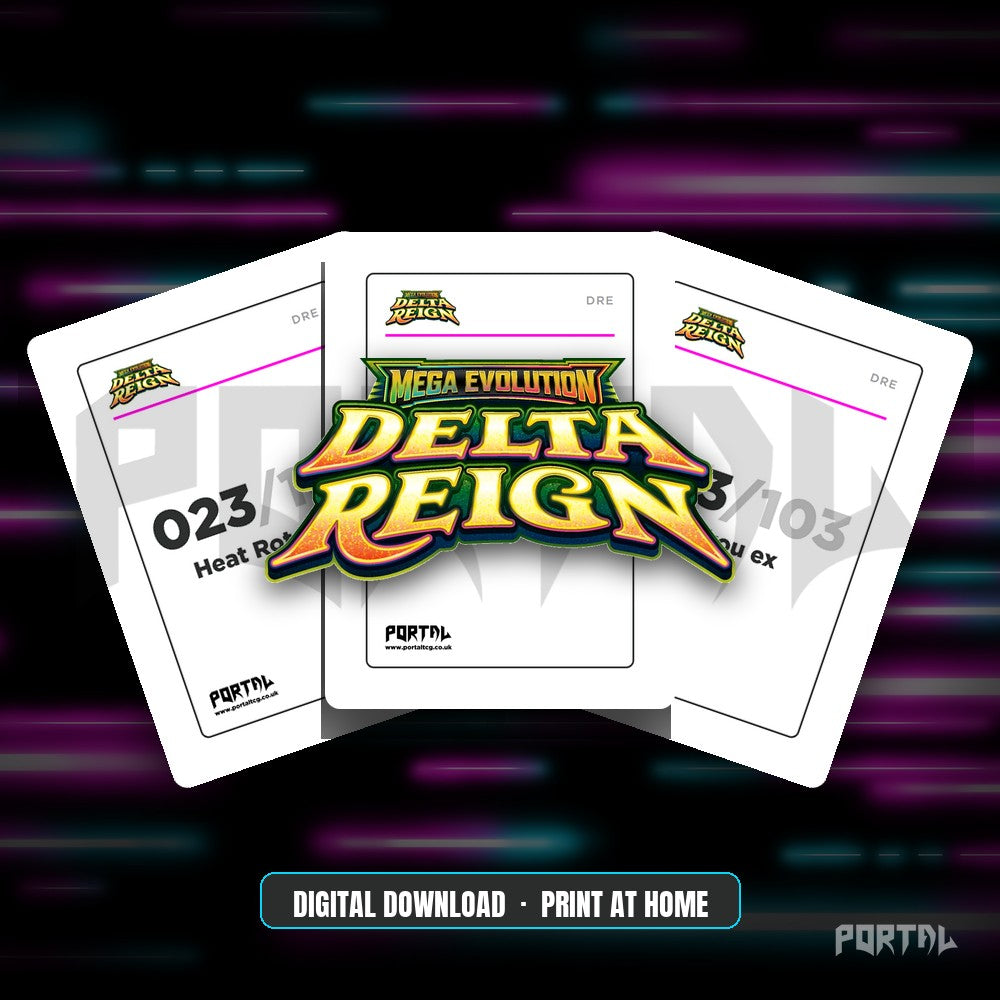 Delta Reign digital placeholders, delivered on release