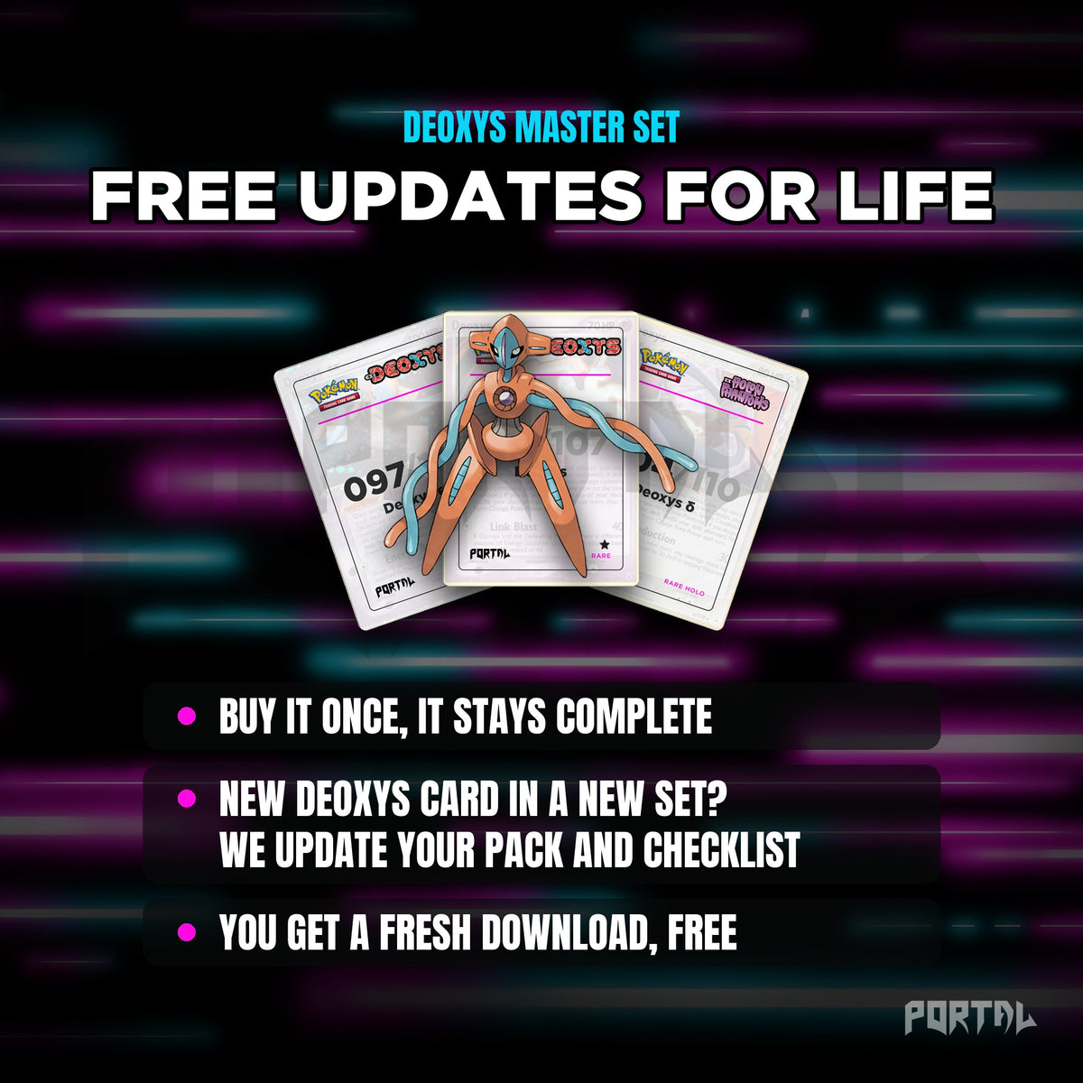 Deoxys placeholders: free updates for life