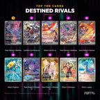 Pokemon Destined Rivals booster pack, top ten cards, Portal TCG