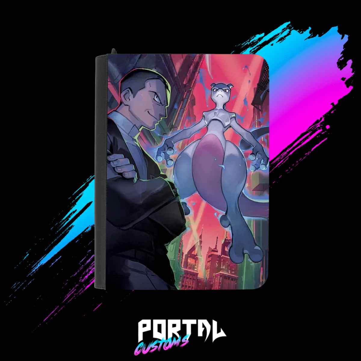 Destined Rivals Premium Printed Binder, front no logo, Portal TCG