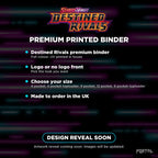 Pokemon Destined Rivals Premium Printed Binder, what you get, temporary image, Portal TCG