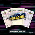 Pokemon Detective Pikachu master set placeholders, digital download, Portal TCG