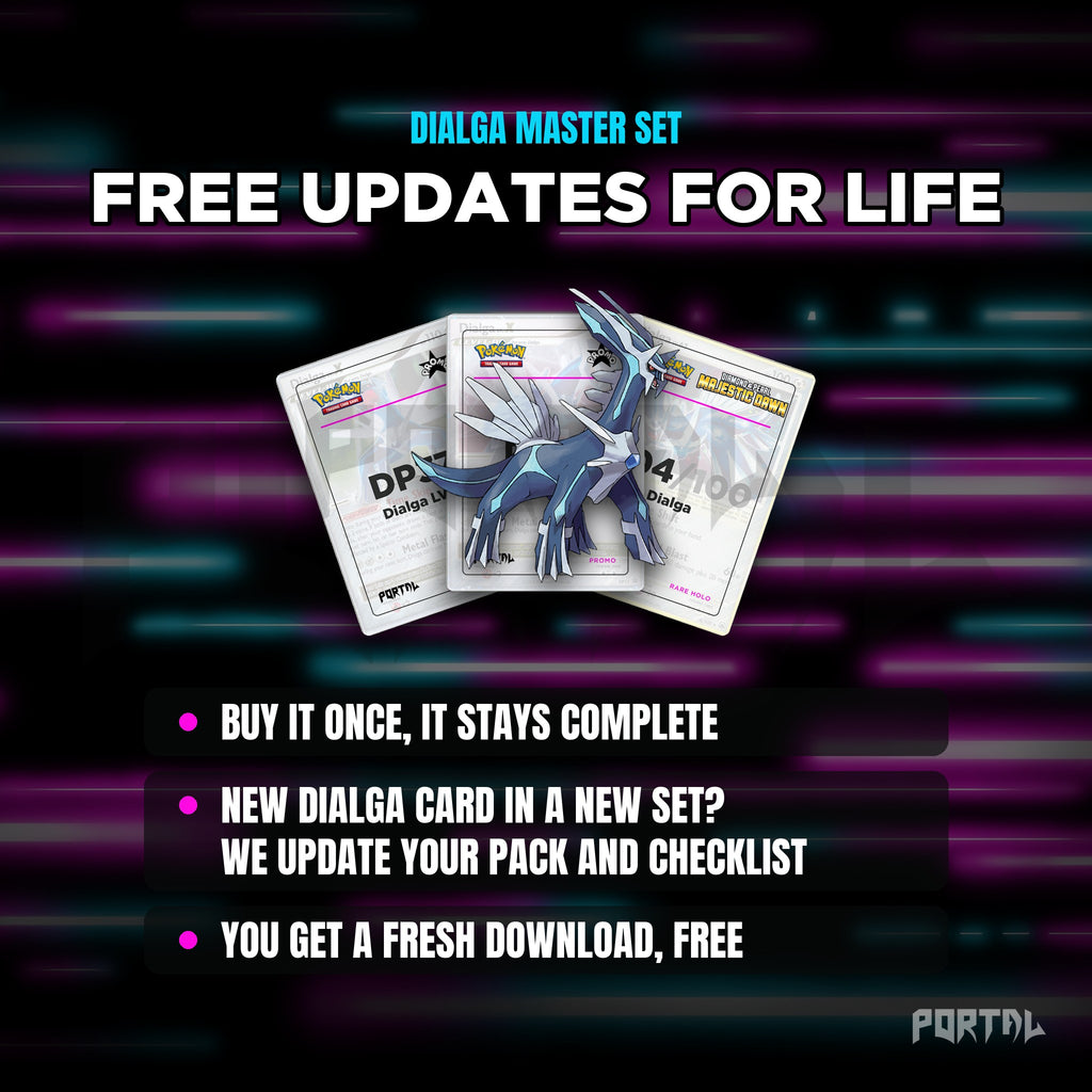 Dialga placeholders: free updates for life