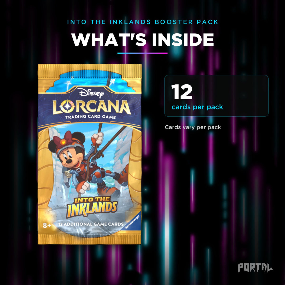Into the Inklands booster pack, what's inside, Portal TCG