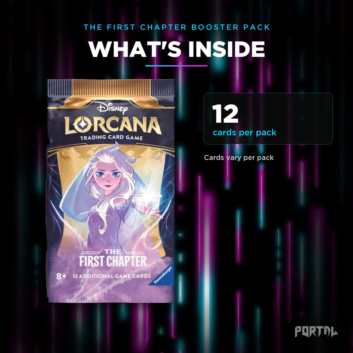 The First Chapter booster pack, what's inside, Portal TCG