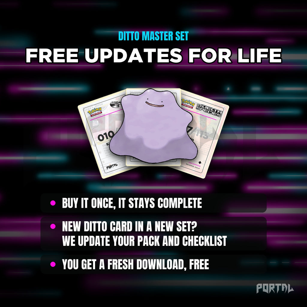 Ditto placeholders: free updates for life