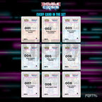 Pokemon Double Crisis master set placeholders, binder page, Portal TCG